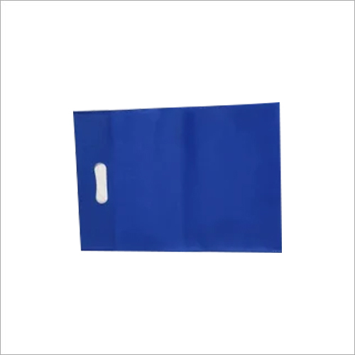Royal Blue D Cut Bag - Non Woven Fabric | Shopping Bag with Patch Handle for Apparel Use