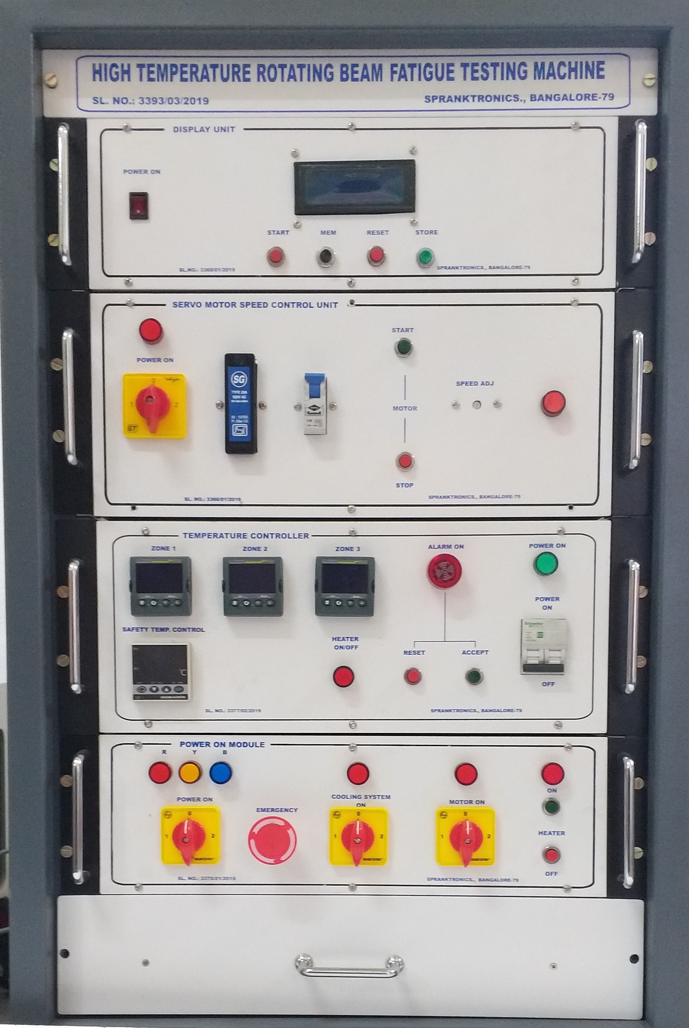 Rotating Bending Fatigue Testing Machine