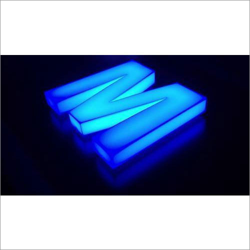 Led Acrylic Letter - Acrylic Material, 12-15 Inch Size, Multicolor Finish | Electric Power Supply, Durable & Glossy For Versatile Installations