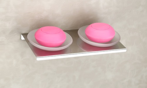 double soap dish