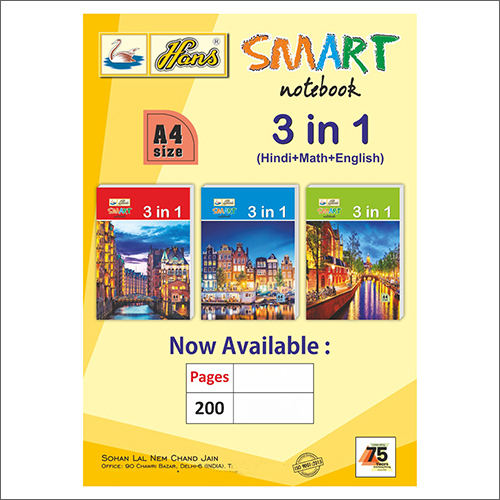 A4 Size Smart Notebook Yes