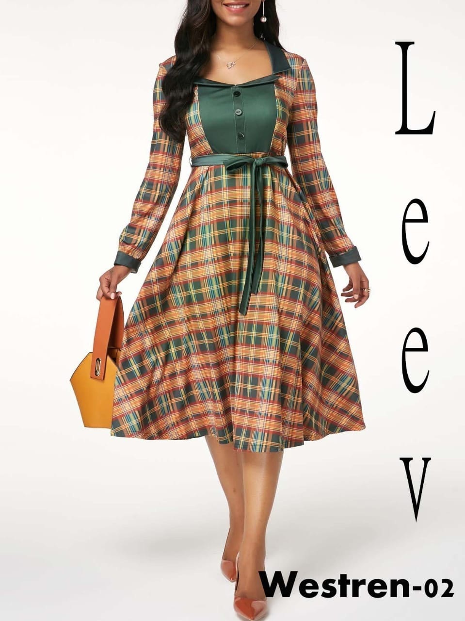 Leev Western - Poli Rayon Inner, Customized Sizes M, L, Xl, Xxl, Length 42 | Breathable, Washable, Cotton Printed Western Dress, Full Sleeves