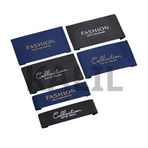 Satin Woven Labels - Polyester Material, Any Customize Shape | High Detail, Up to 8 Thread Colors, Various Folding Options, Machine Washable