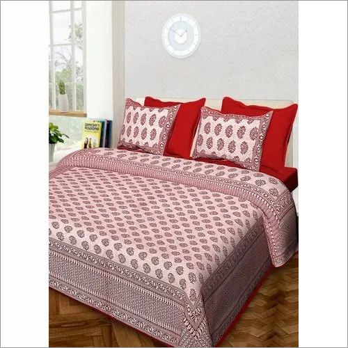 प्रिंटेड कॉटन बेडशीट