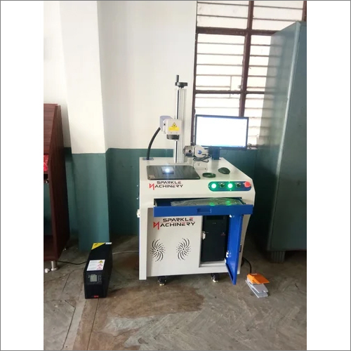 White Metal Fiber Laser Marking Machine