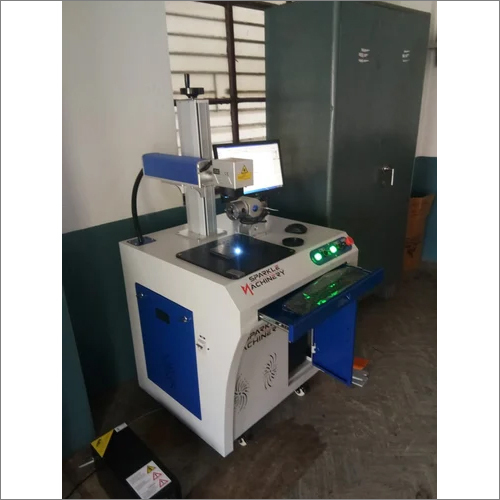 White Metal Fiber Laser Marking Machine