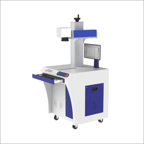 White Metal Fiber Laser Marking Machine