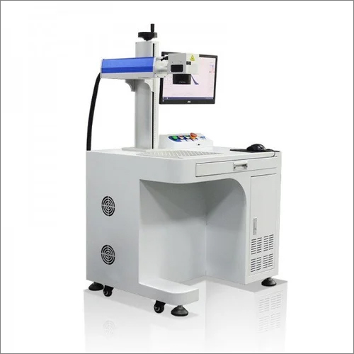 Co2 Lamp Laser Marking Machine - 4 Kw Power, 6000 Mm/s Marking Speed | Semi-automatic Operation, Painted Surface Finish, Industrial Laser Technology