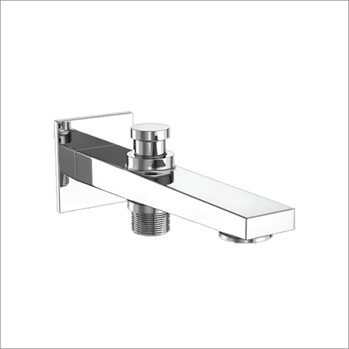 CP Bath Spout With Tipton - Brass, 8 Inch Size, Silver Color | Ideal for Bath/Shower Area Use, 10 Year Warranty