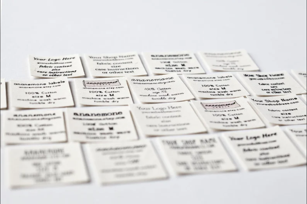 Printed Garment Labels - Custom Fabric Labels Made From Cotton, Satin, Polyester, And Nylon Tapes | Wash-resistant, High-definition Printing, Available In Any Shape Or Style