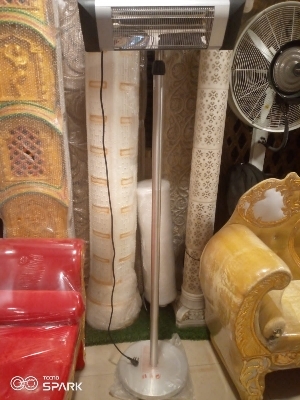 सिल्वर इलेक्ट्रिक आँगन हीटर