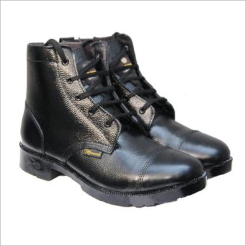 Low Ankle Boot - Full Grain Buff Leather, Assorted Sizes 4-12, Black & Tan | Waterproof, Lace Up, Anti Skid Features