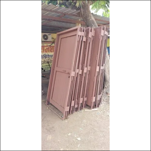 Red Oxide Metal Pressed Steel Door