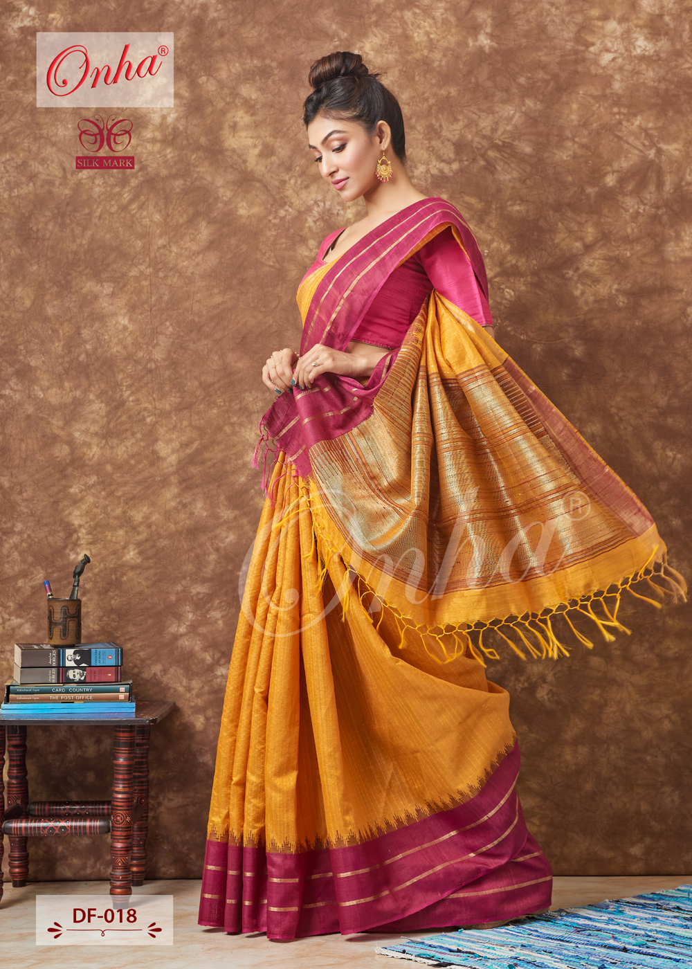 Raw Silk Saree - Occasion: Traditional