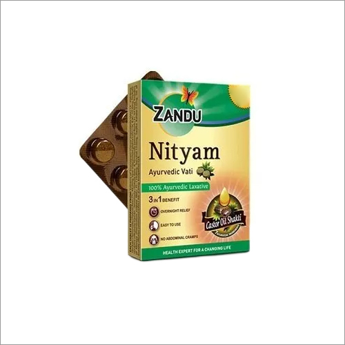 Zandu Nityam Tablet - Suitable for All Age Groups | Tablets for Optimal Digestive Health, Store in Cool & Dry Place