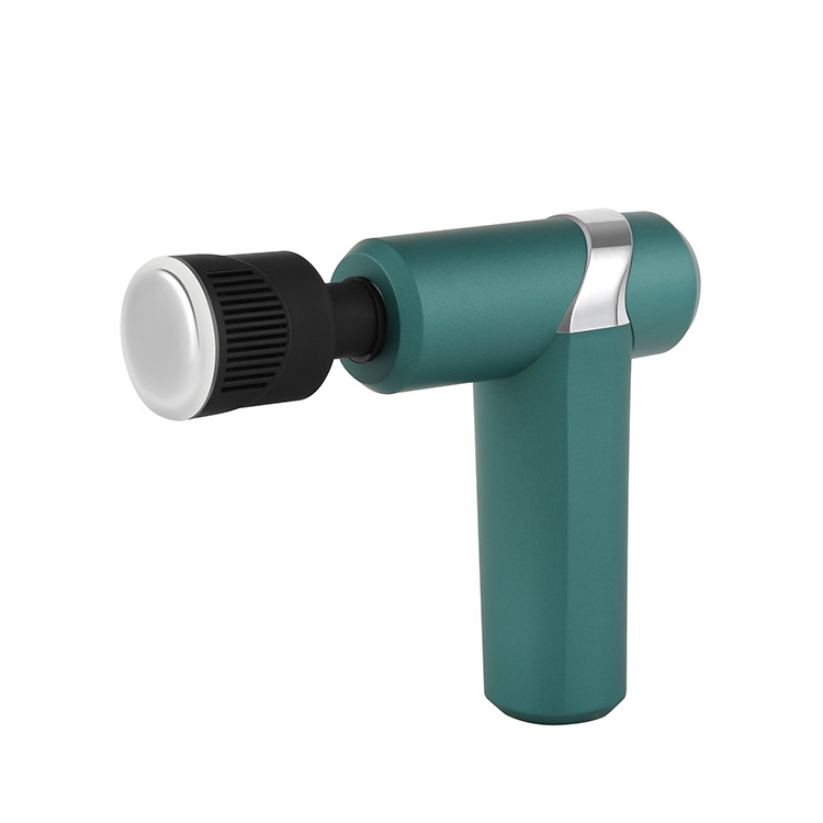 Massage Gun - Iron Material, 52.5x26.5x44.3cm Size, Green/red/black Colors | 5 Massage Heads, Brushless Motor, 5 Adjustable Intensities, Mini Deep Tissue Body Relaxation