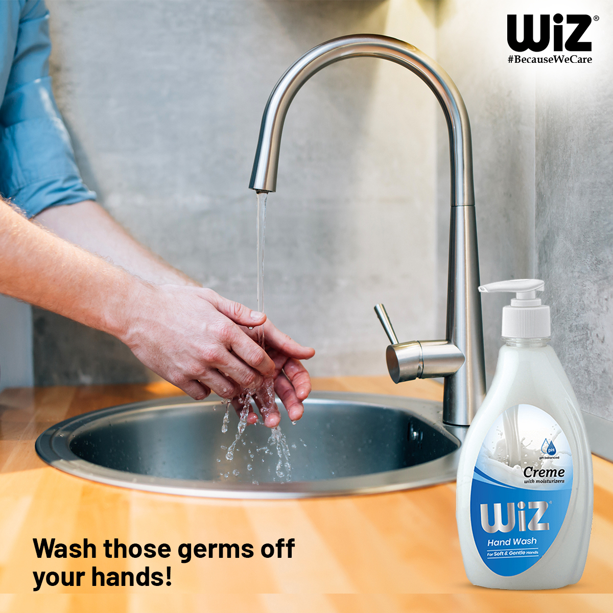 Ph-balance Wiz Hand Wash Refill Pouch - 750ml