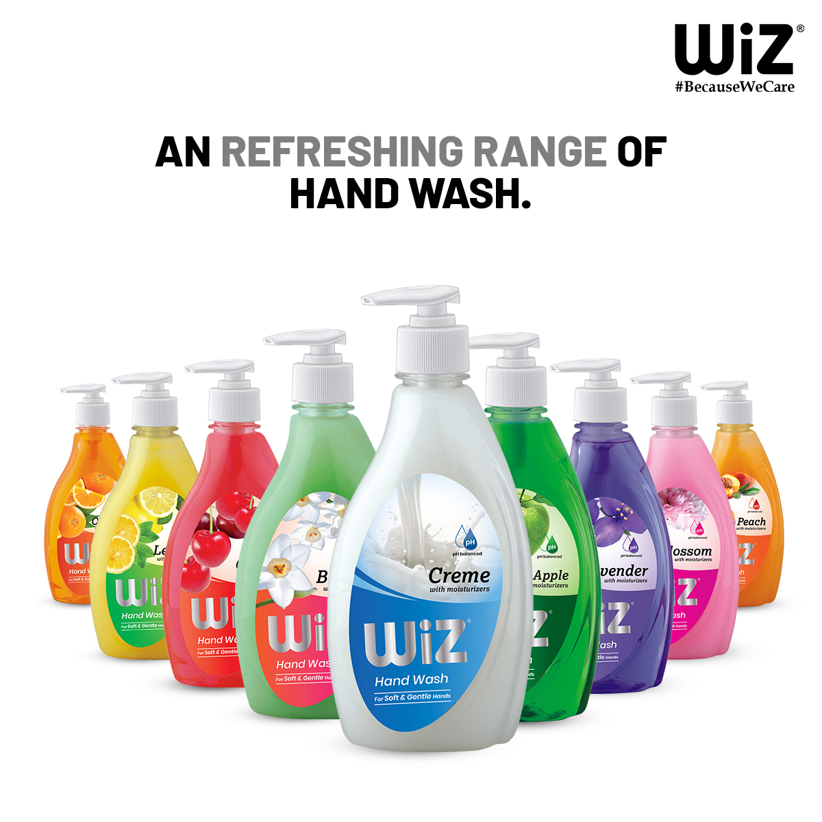 Ph-balance Wiz Hand Wash Refill Pouch - 750ml
