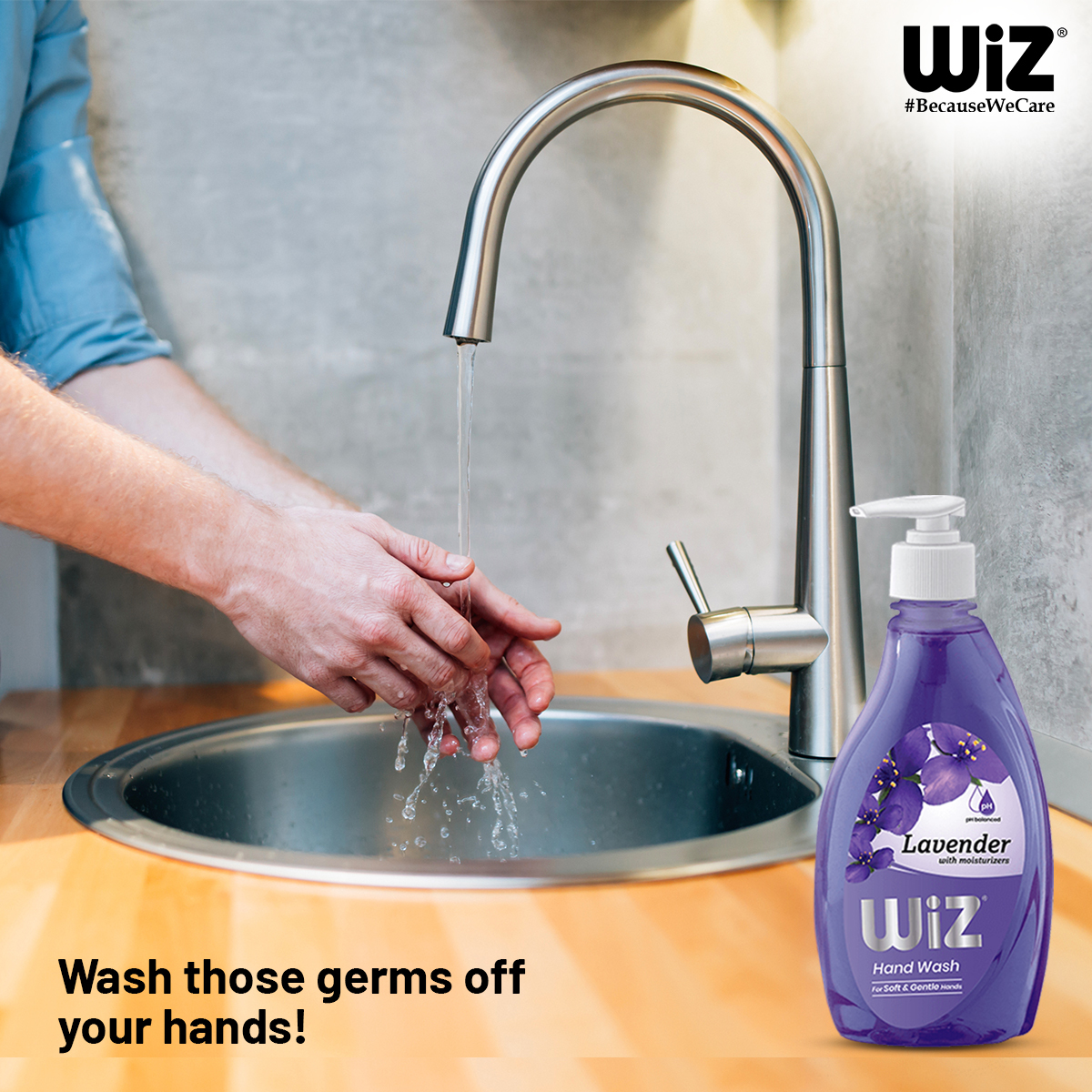 Ph-balance Wiz Hand Wash Refill Can 5l