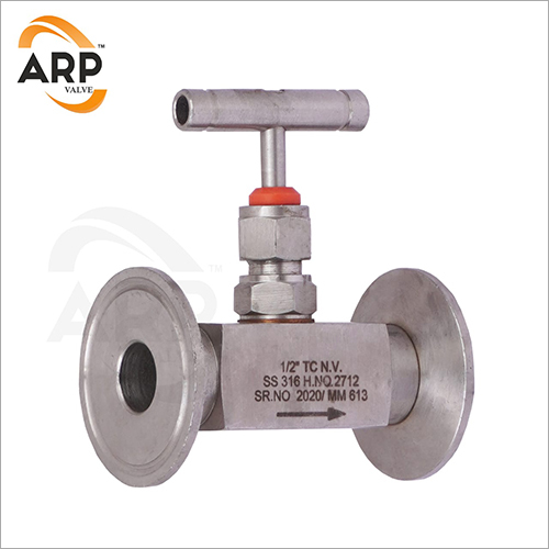 Stainless Steel TC Needle Valve - Stainless Steel, Industrial Use, Silver Color | High-Quality Needle Structure for Fluid Control in Chemical & Pharmaceutical Industries