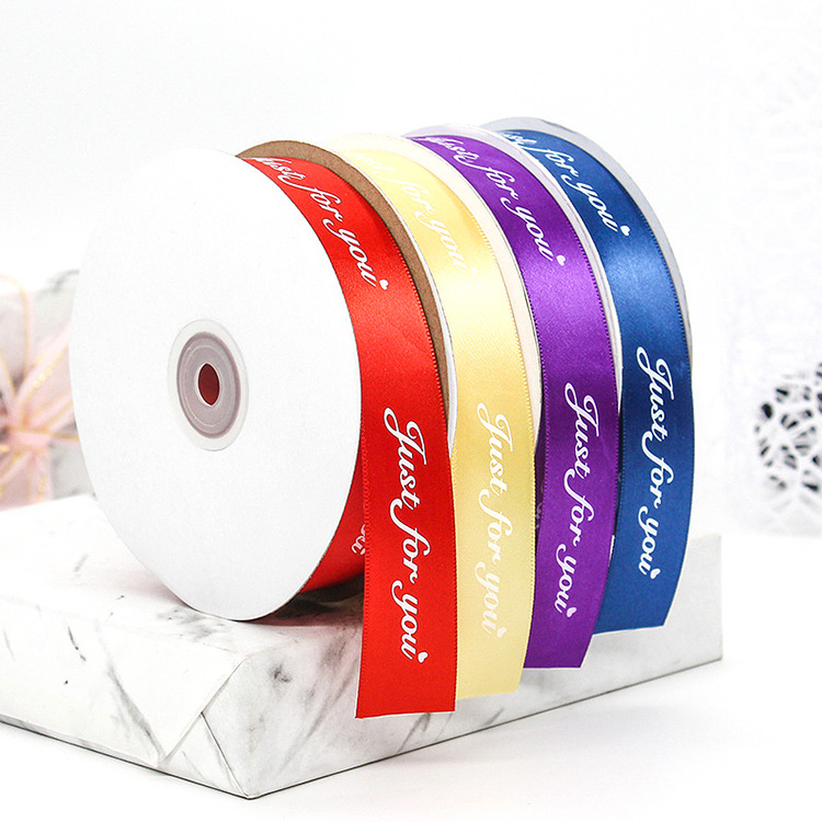 Satin Ribbon - 15-50mm Wide, 10-100m Long | Custom Printed, Foil Printing, Free Design, Ideal For Gift Wrapping, Garment & Hair Accessories