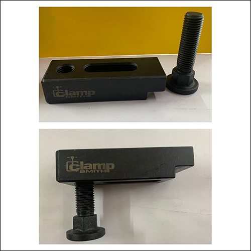 Heavy Duty Mould Clamp - Steel, Rectangle Shape | Black Metal Structure