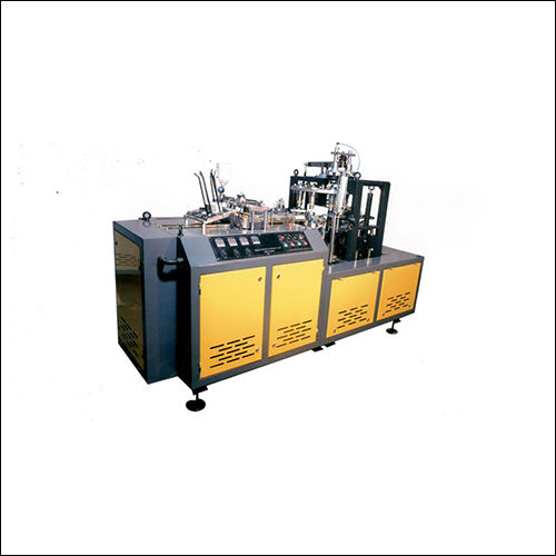 Paper Cup Making Machine Yellow - Grade: Automatic