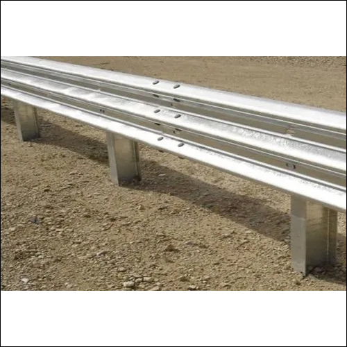 Grey Thrie Metal Beam Crash Barrier