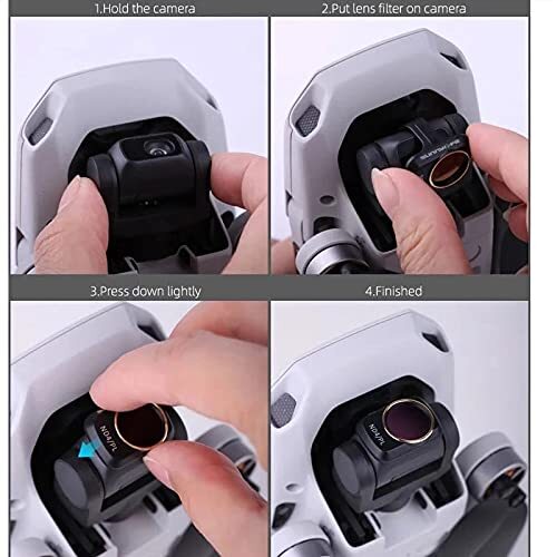 Filter Combo For Dji Mavic Mini/mini 2/ Mini Se Accessories Nd Filters Set Nd4pl/nd8pl/nd16pl/nd32pl (4 In 1 Set(ndpl))