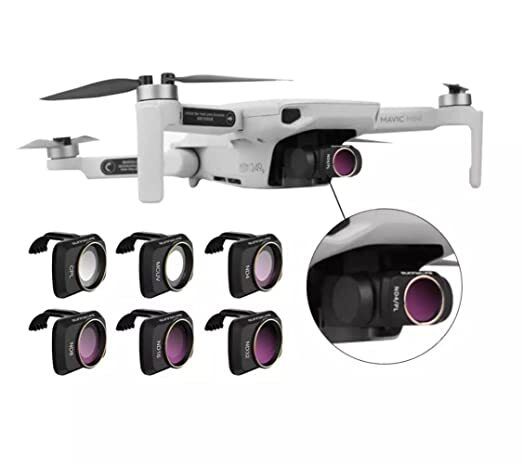 Filter Combo For Dji Mavic Mini/mini 2/ Mini Se Accessories Nd Filters Set Nd4pl/nd8pl/nd16pl/nd32pl (4 In 1 Set(ndpl))