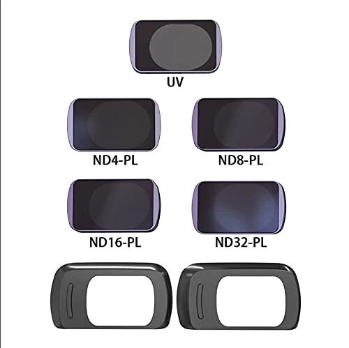 Mini Camera Filters For Dji Mavic Mini 1/2/se Drone 5 In 1 Lens Filters Set (Uv Ndpl 4/8/16/32) Dji Mavic Mini Lens Accessories(uv/ndpl)