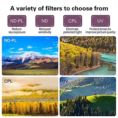 Mini Camera Filters For Dji Mavic Mini 1/2/se Drone 5 In 1 Lens Filters Set (Uv Ndpl 4/8/16/32) Dji Mavic Mini Lens Accessories(uv/ndpl)