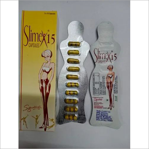 स्लिमेक्स 15Mg वेट लॉस स्लिमिंग कैप्सूल जनरल मेडिसिन