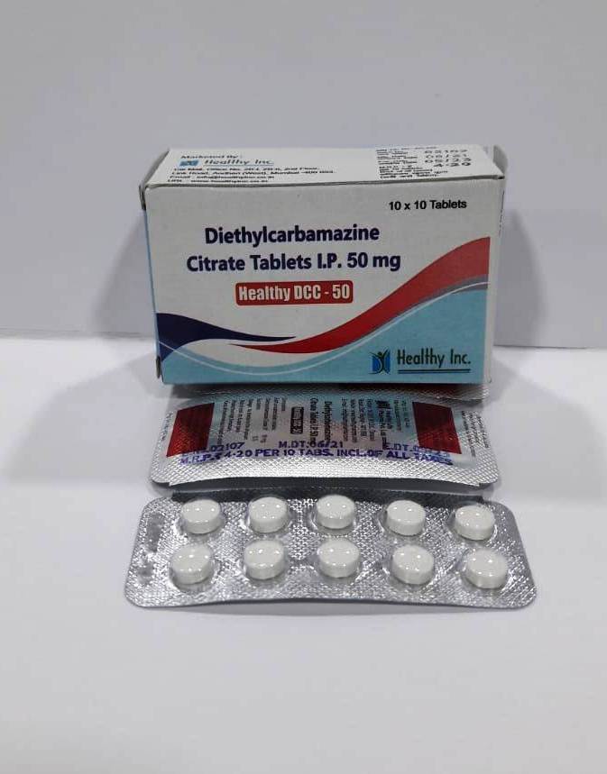 Diethyl Carbamazine Tablets Generic Drugs
