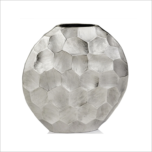 मेटल निकेल प्लेटिंग फूलदान