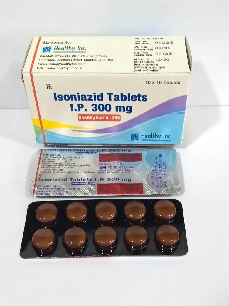 Isoniazid Tablets - Isoniazid Ip 50 Mg, 100 Mg, 300 Mg & Pyridoxine Hcl 5 Mg | Generic Tablets, Store Below 30â°c, Film & Uncoated Options
