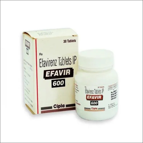 Efavirenz Tablets IP - 600mg Strength, 30 Tablets per Box | Non-Nucleoside Reverse Transcriptase Inhibitor for HIV Control, Immune System Boosting, Enhancing Quality of Life