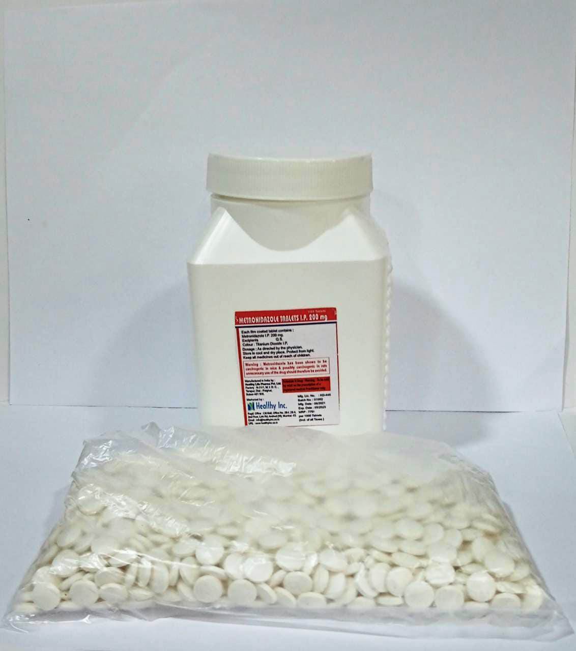 Metronidazole Tablets - Ip/bp/usp 200 Mg/250 Mg/400 Mg/500 Mg | Generic Antimicrobial, Storage Below 30 Degree