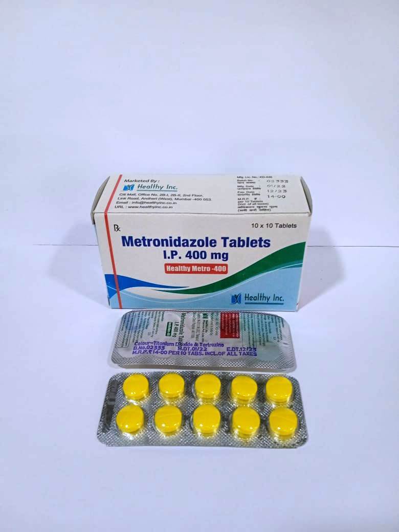 Metronidazole Tablets - Ip/bp/usp 200 Mg/250 Mg/400 Mg/500 Mg | Generic Antimicrobial, Storage Below 30 Degree