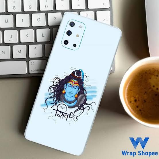 Printed Mobile Back Cover - Polycarbonate, 0.8mm Thickness, Light Blue | Durable Material, Image Print, Stylish Design, Easy Installation, Multiple Model Compatibility