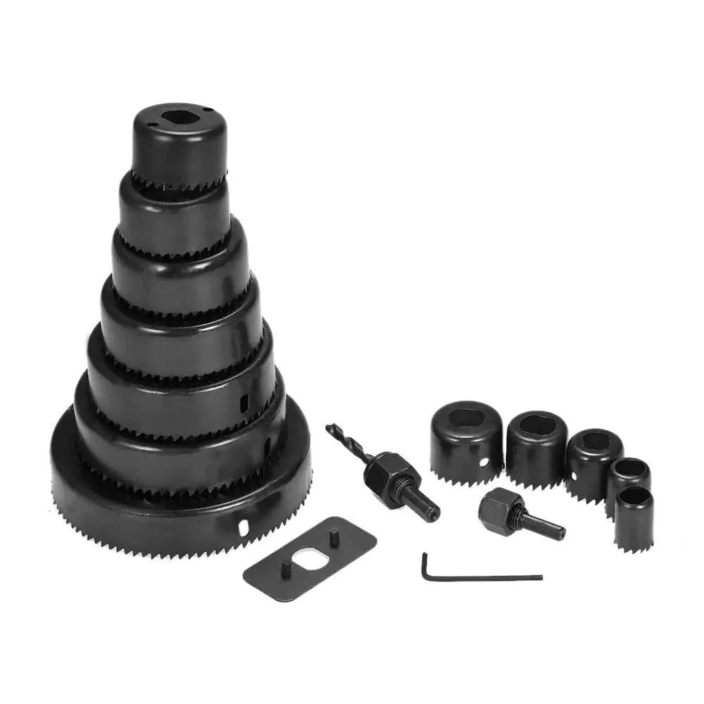 Black Hole Saw Cutter Tool Kit