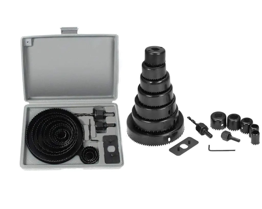 Black Hole Saw Cutter Tool Kit