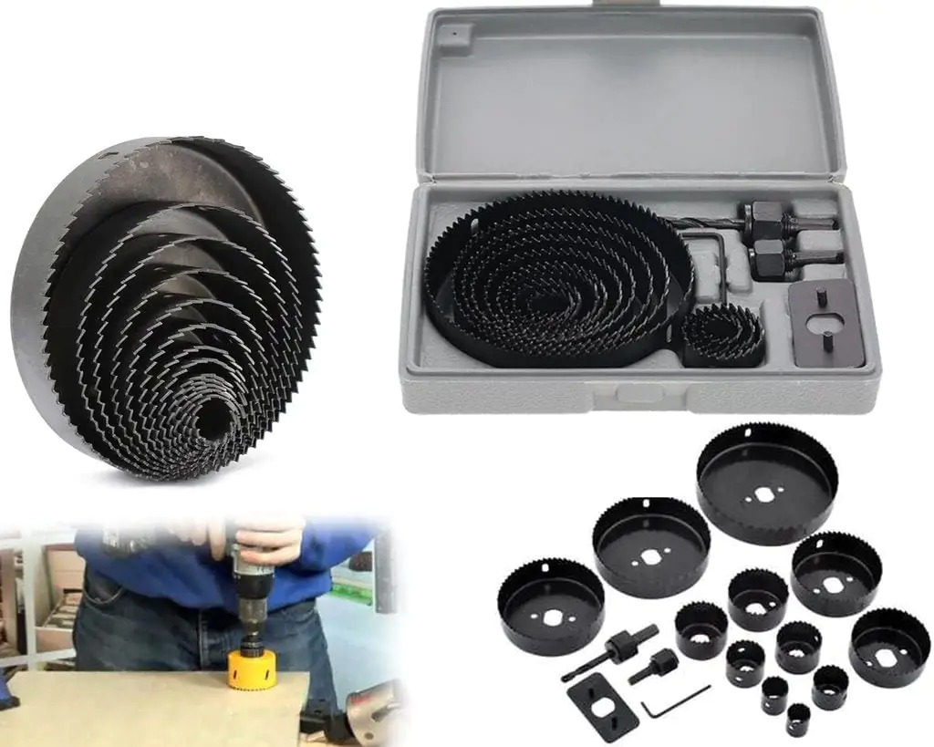 Black Hole Saw Cutter Tool Kit