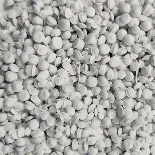 White Plastic Granules - High Quality, Flexible and Durable Material | Versatile Uses in Bags, Containers, and Trays