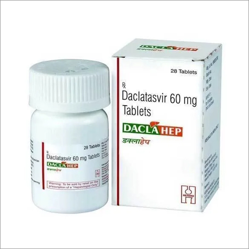 DaclaHep Daclatasvir 60 mg Tablets - 28 Count, Prescription Treatment for Hepatitis C