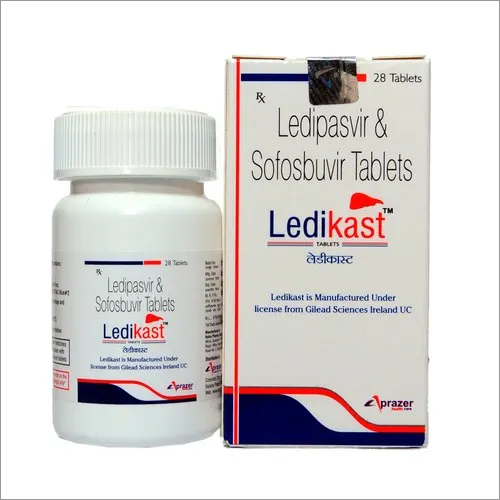 Ledipasvir And Sofosbuvir Tablets - Antiviral Treatment, Effective for Hepatitis C