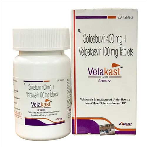 Sofosbuvir 400MG, Velpatasvir 100 MG Tablets
