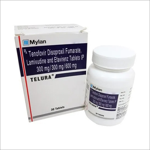 Tenofovir Disoproxil Fumarate, Lamivudine & Efavirenz Tablets - 300mg & 600mg Dosage | 30 Tablets Bottle Form