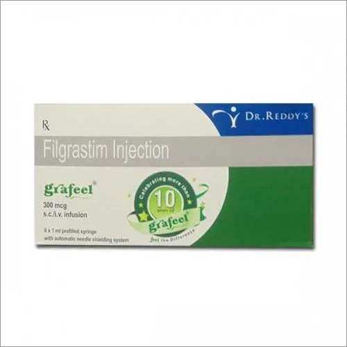 Filgrastim Injection - 300 MCG Dosage, Box Packaging for Hospital Use