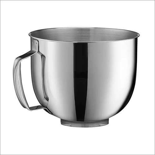 ढक्कन के साथ सिल्वर स्टेनलेस स्टील मिक्सिंग बाउल पूरा सेट